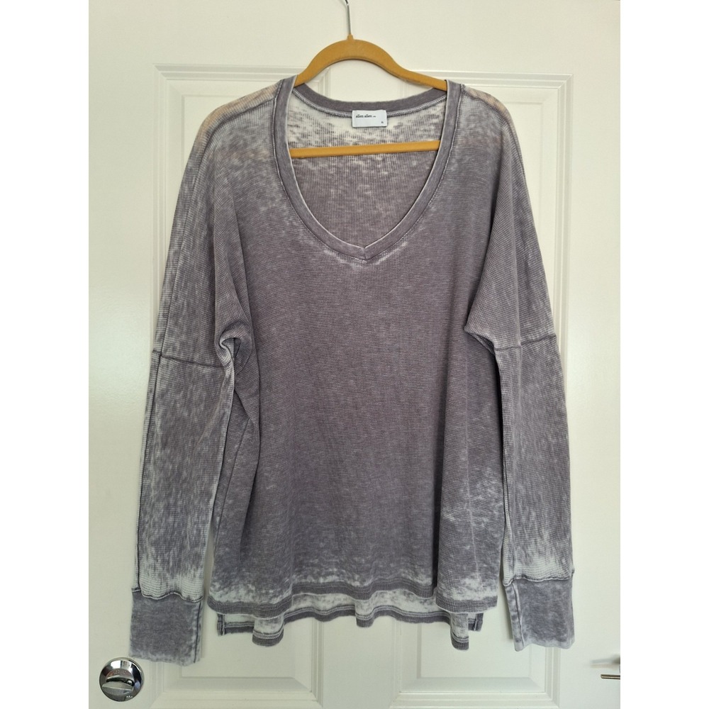 ALLEN‎ ALLEN USA X-LARGE GRAY TOP LONG SLEEVE